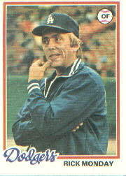 1978 Topps Baseball Cards      145     Rick Monday